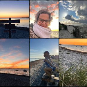 Strandbilder Ostsee, Sonnenuntergang, inga, Natur, meer, schön.
